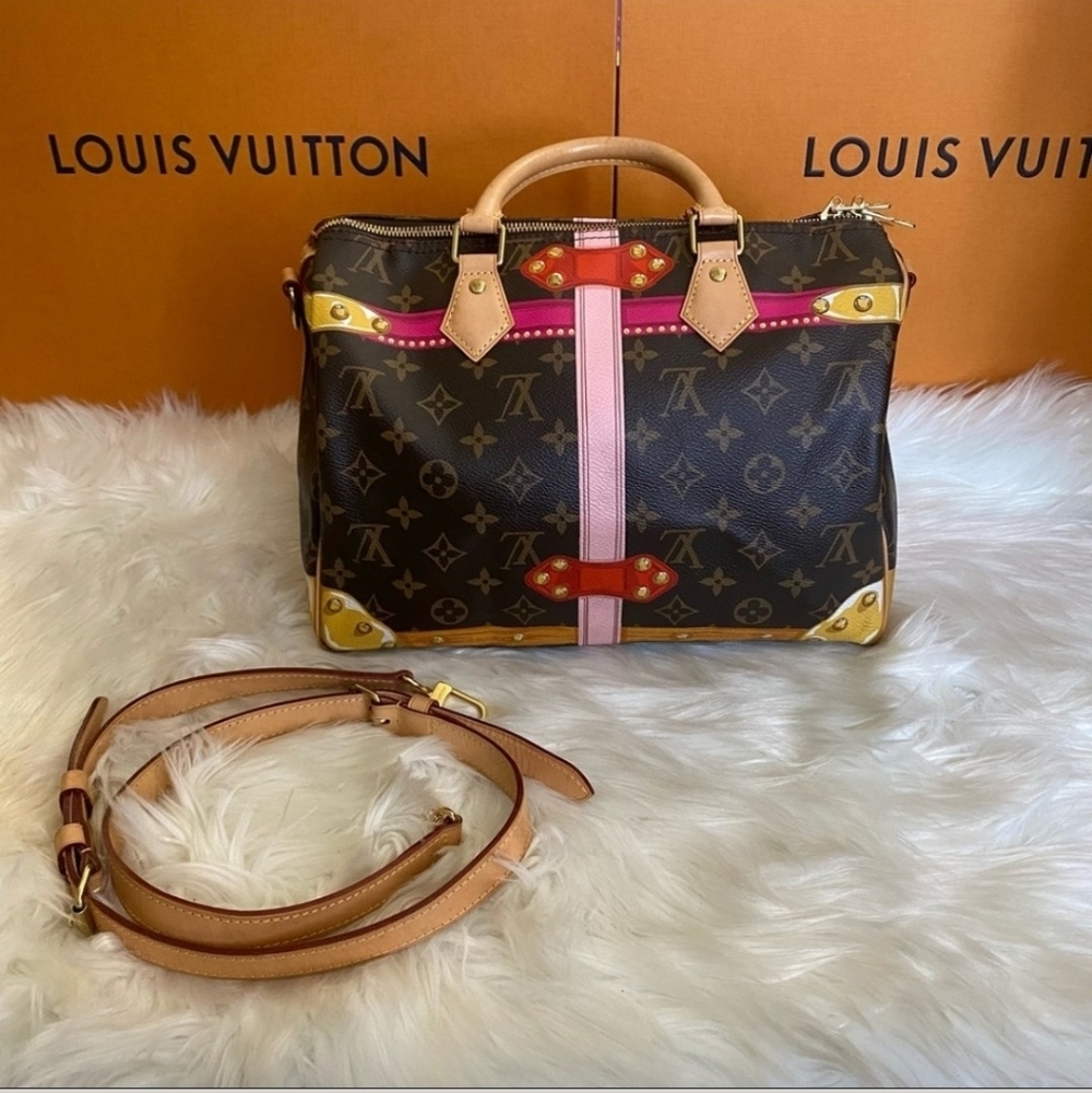 ✨️👜✨️STUNNING  VINTAGE Louis Vuitton Brown Monogram  Speedy 30 AUTHENTIC🏷 - Picture 3 of 16